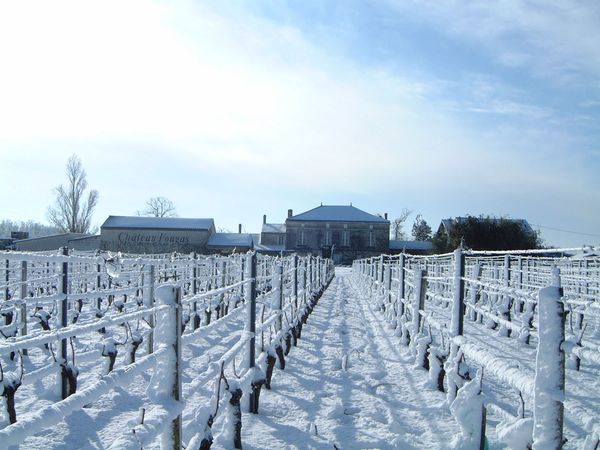 Winter at Château Fougas